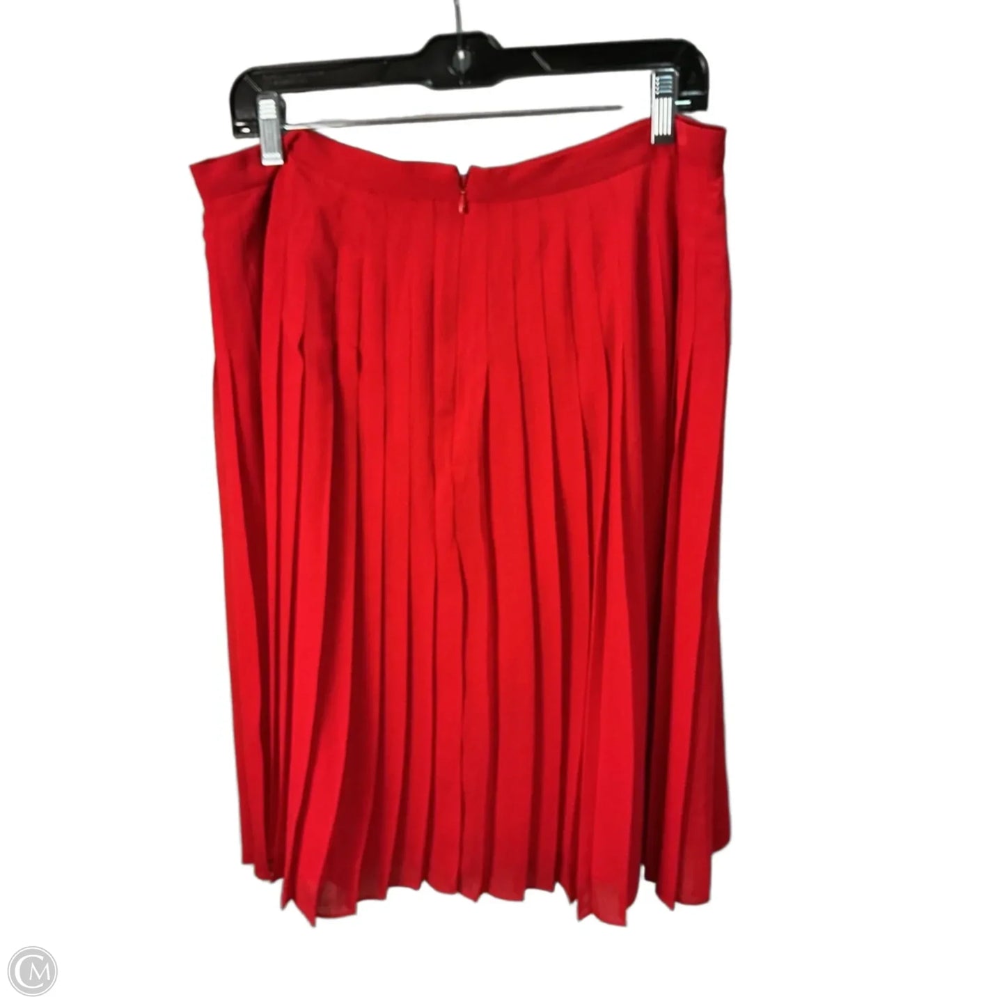 Skirt Midi By Ann Taylor In Red, Size: 12
