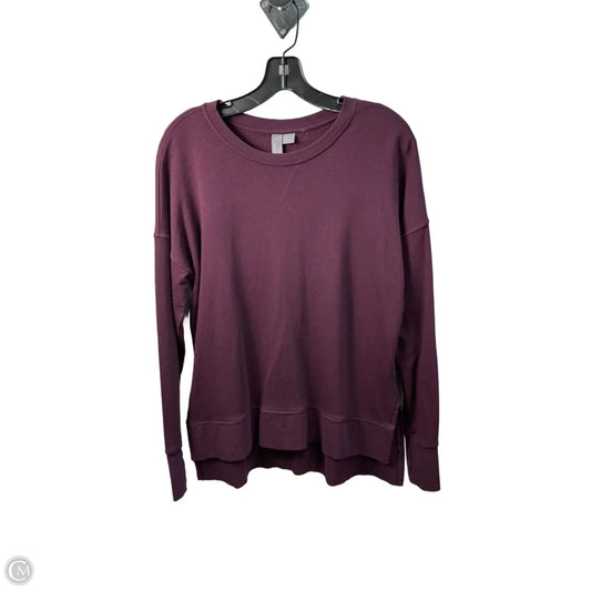 Athletic Sweatshirt Crewneck By Sweaty Betty In Purple, Size: S