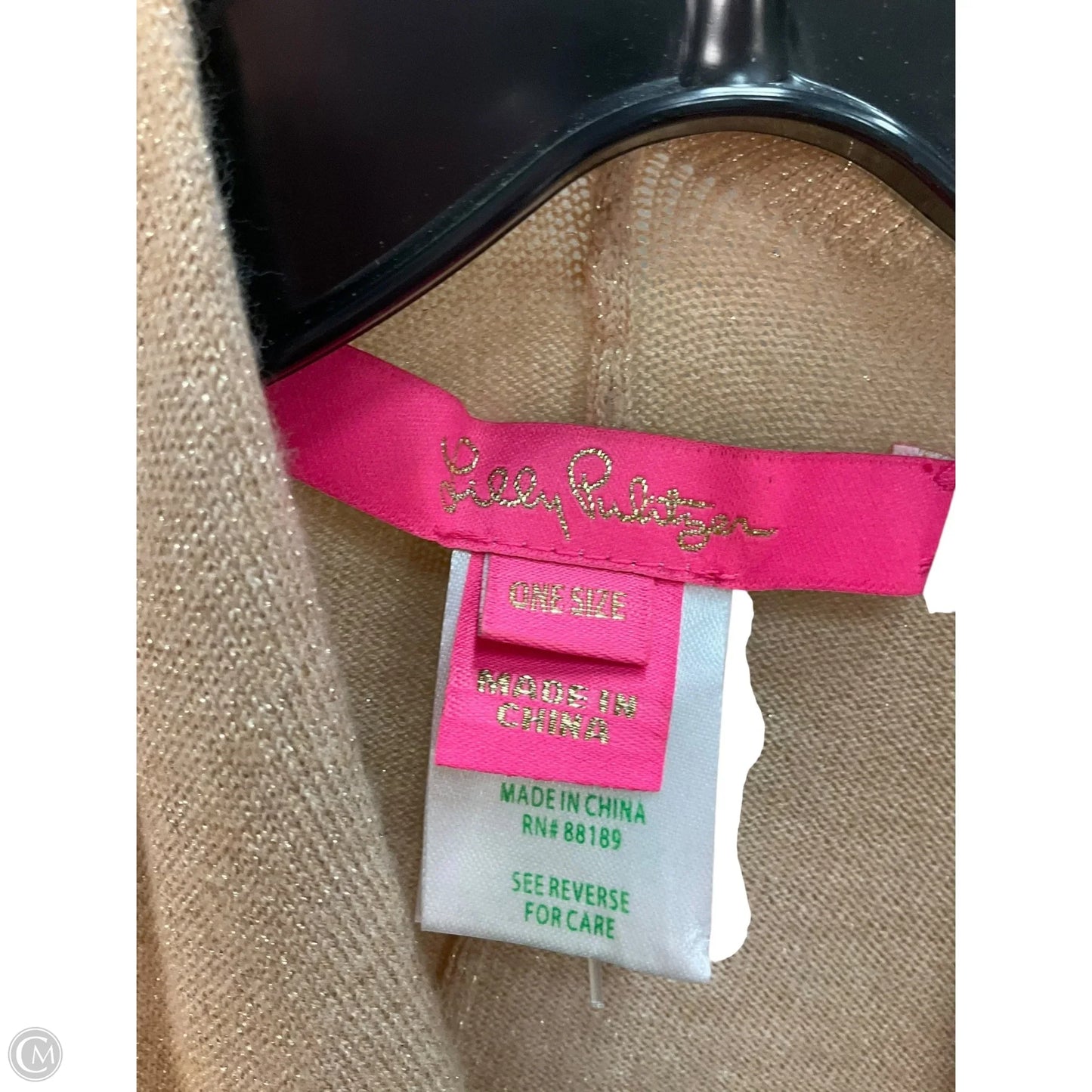 Cardigan Designer By Lilly Pulitzer In Cream, Size: Osfm