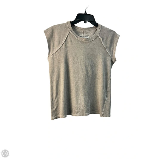 Top Sleeveless By We The Free In Grey, Size: S