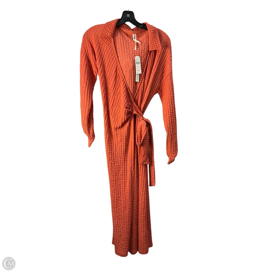 Dress Casual Maxi By Anthropologie In Orange, Size: S