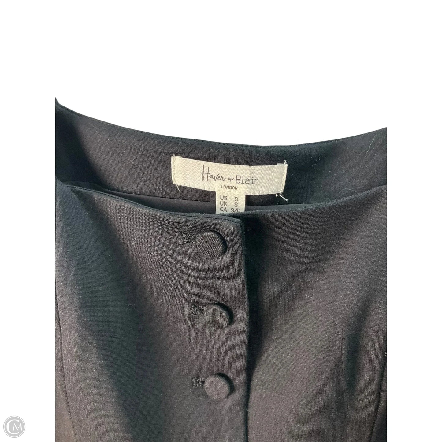 Vest Other By Clothes Mentor In Black, Size: S