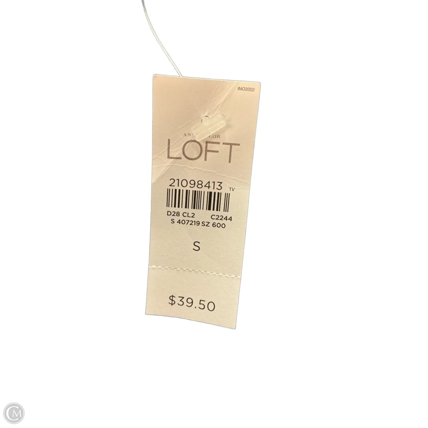 Top Short Sleeve By Loft In Blue, Size: S