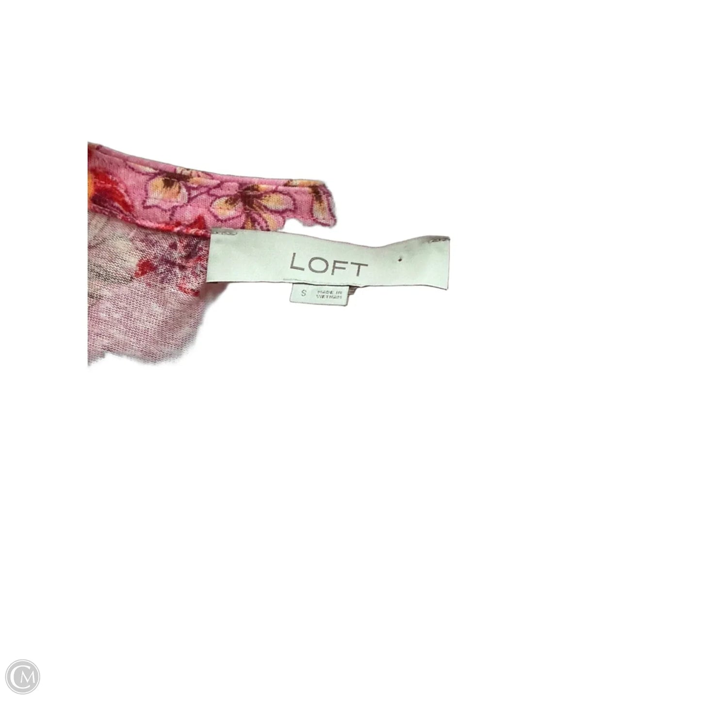 Top Sleeveless By Loft In Pink, Size: S