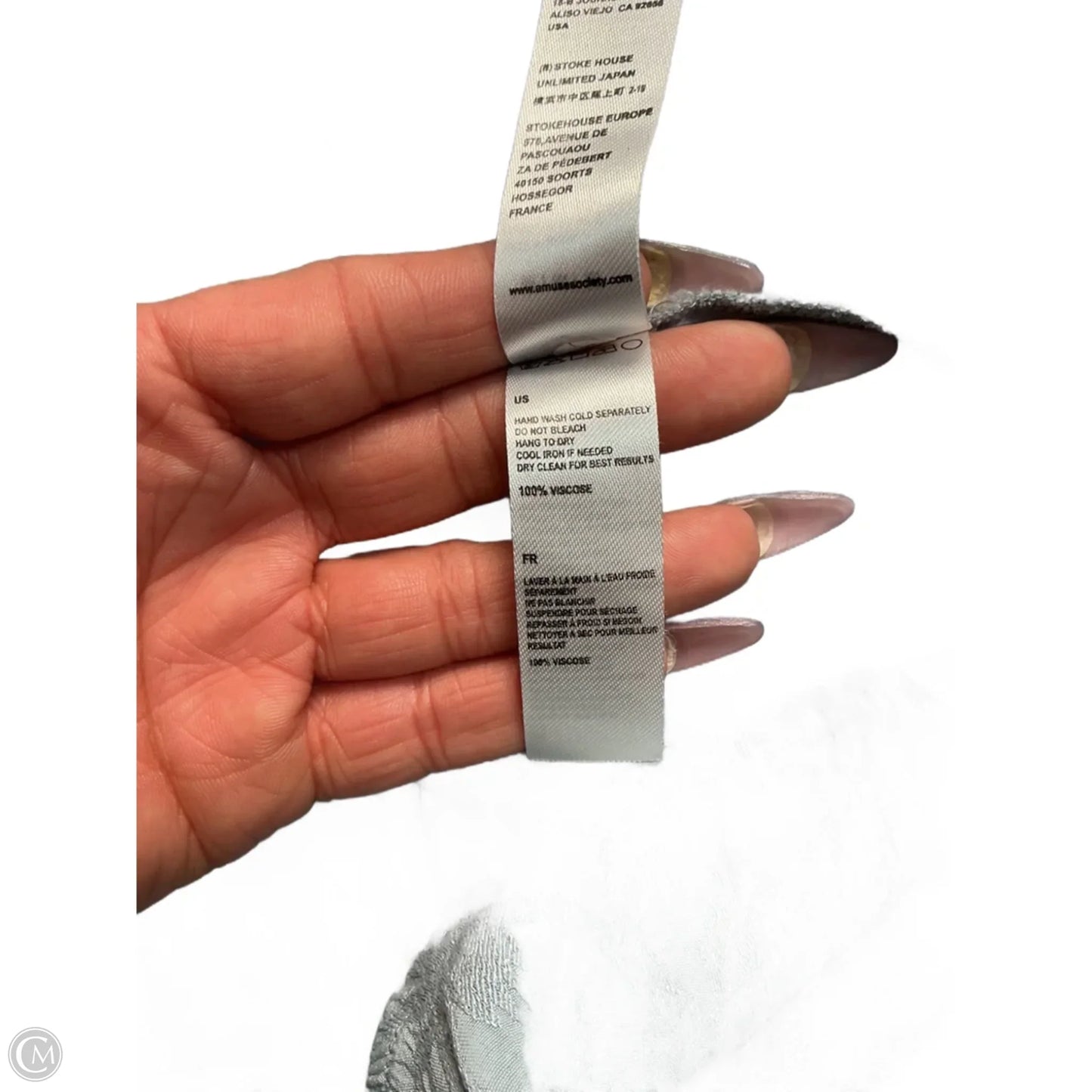 Top Long Sleeve By Clothes Mentor In Blue, Size: M