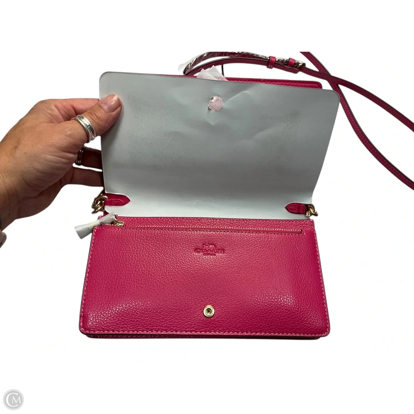 Crossbody Designer By Coach, Size: Medium