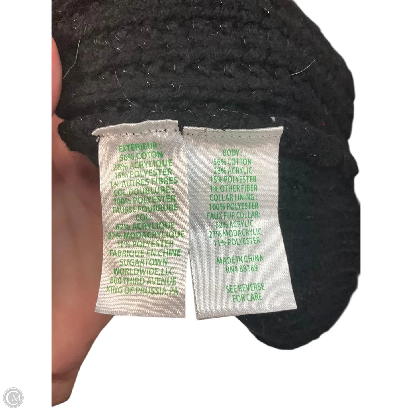 Sweater Cardigan Designer By Lilly Pulitzer In Black, Size: M