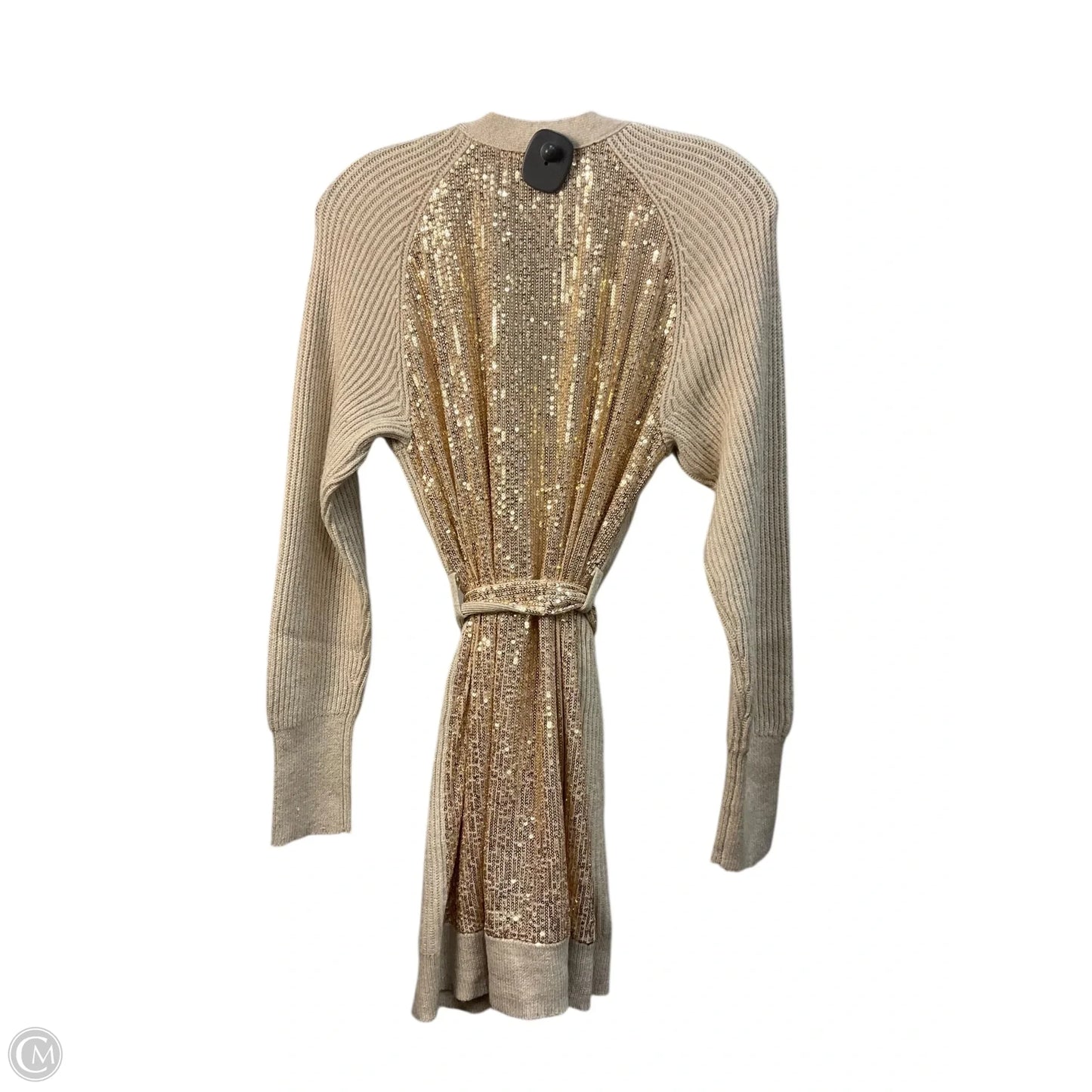 Sweater Cardigan Designer By Lilly Pulitzer In Tan, Size: M