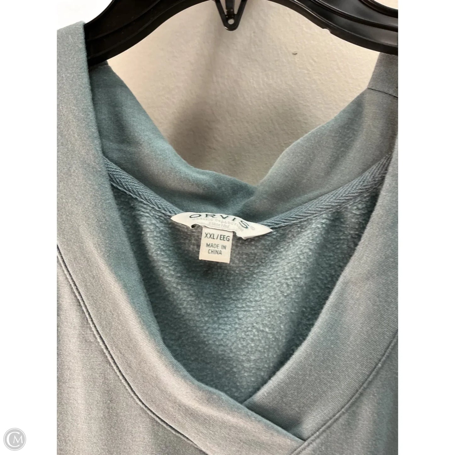 Top Long Sleeve By Orvis In green, Size: 18