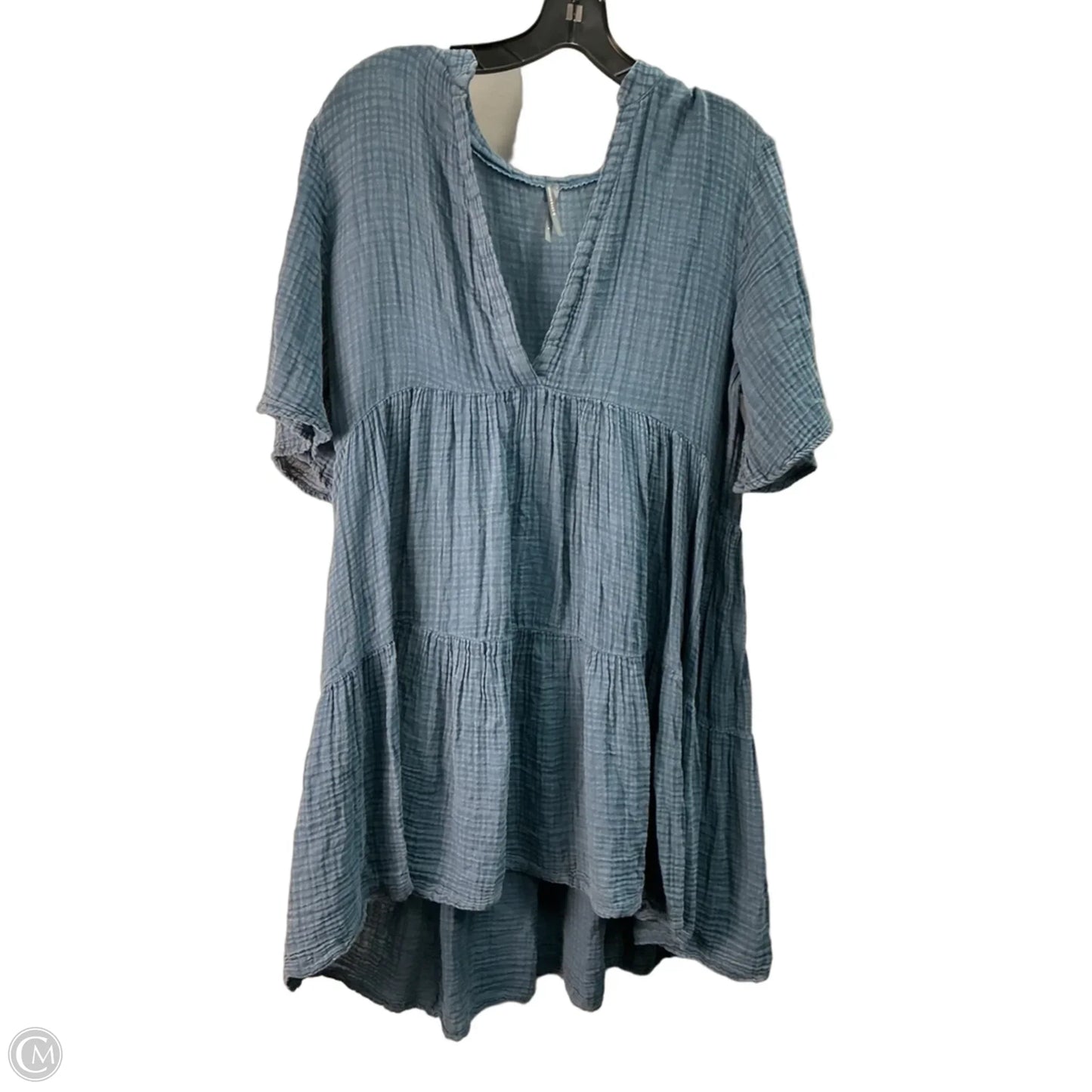 Dress Casual Midi By Anthropologie In Blue, Size: M