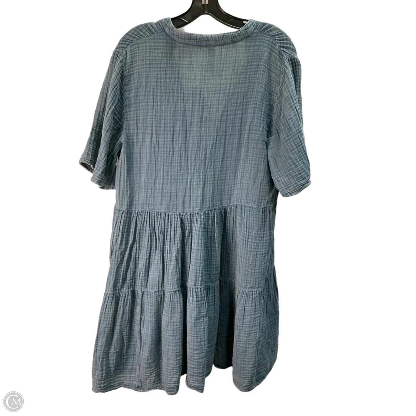Dress Casual Midi By Anthropologie In Blue, Size: M