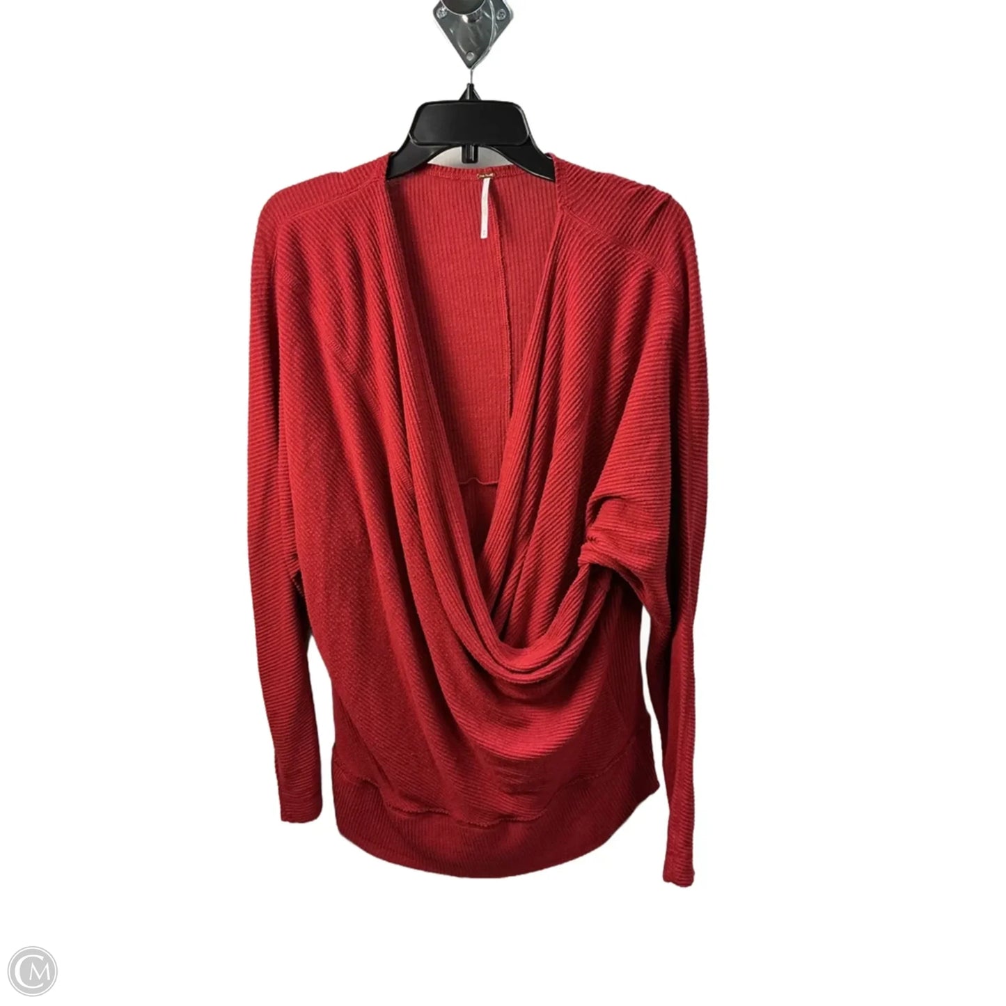 Top Long Sleeve By Free People In Red, Size: M