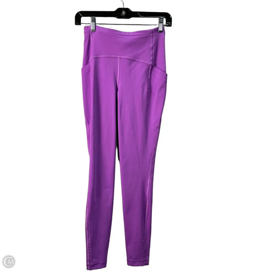 Athletic Leggings By Lululemon In Purple, Size: S