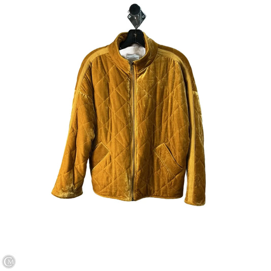 Jacket Puffer & Quilted By Avec Les Filles In Yellow, Size: Xs