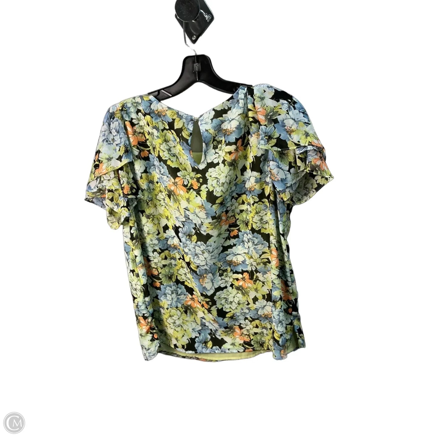 Top Short Sleeve By Vince Camuto In Green, Size: M