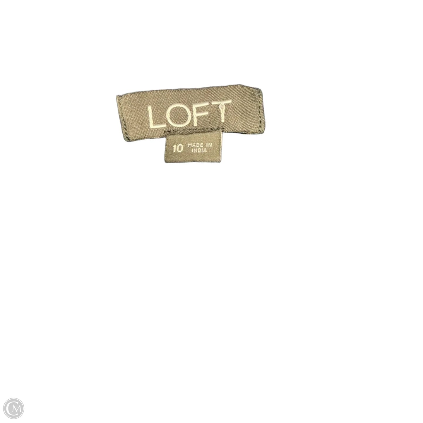 Dress Casual Midi By Loft In Blue, Size: M