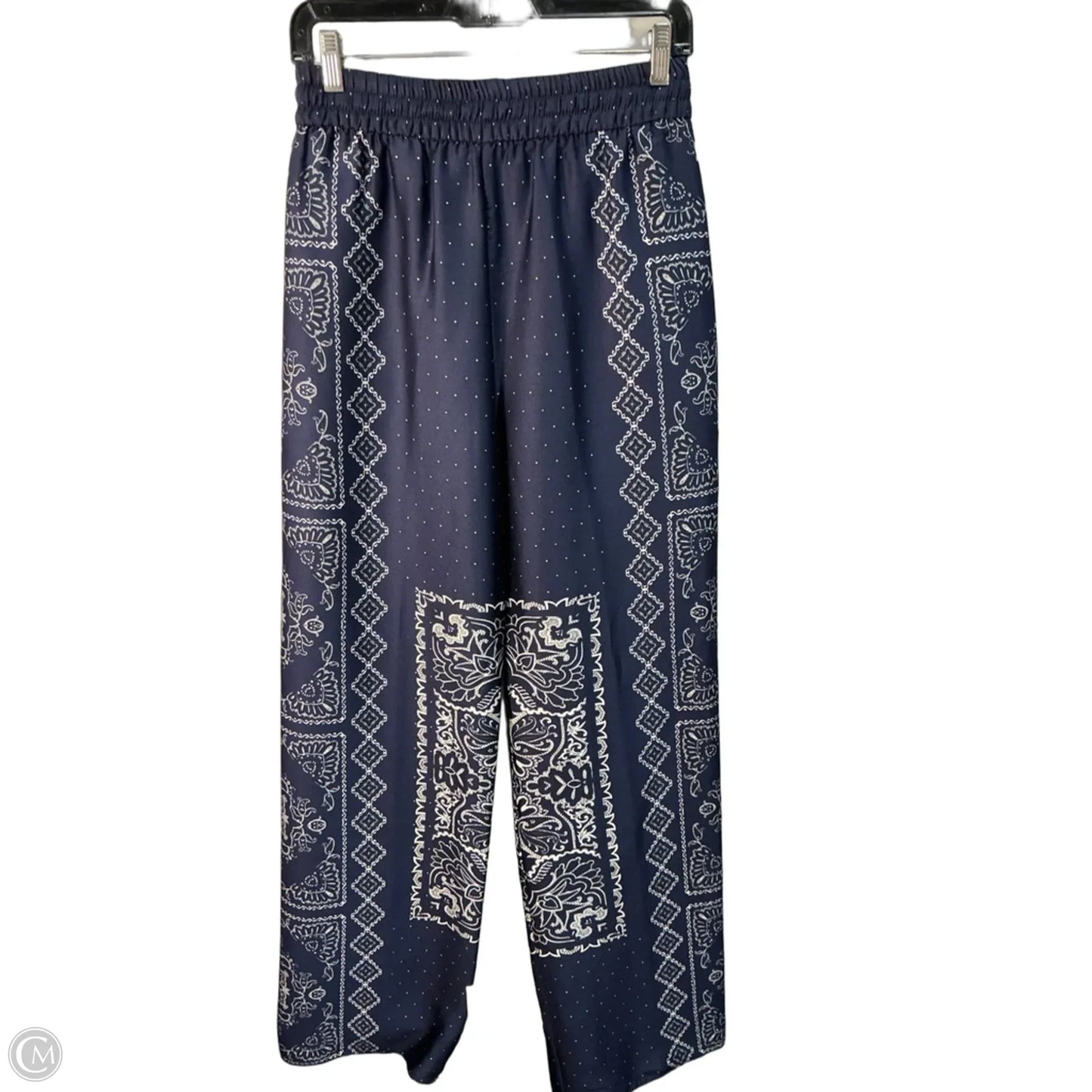 Pants Wide Leg By Zara In Blue, Size: 4