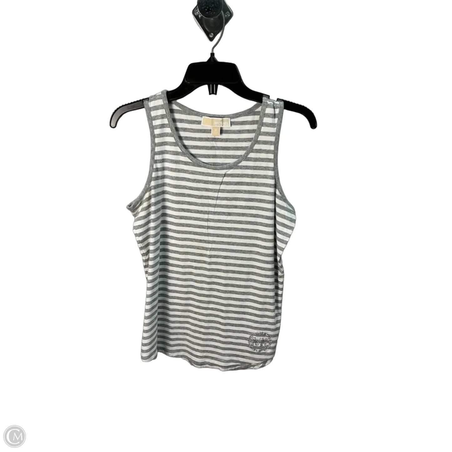 Top Sleeveless By Michael By Michael Kors In Striped Pattern, Size: M