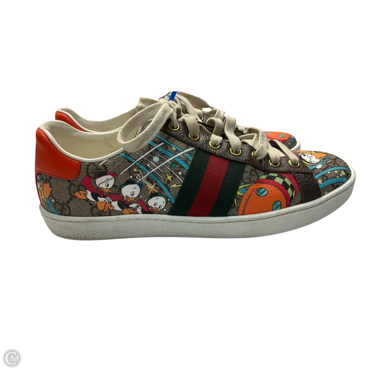 Shoes Luxury Designer By Gucci In Multi-colored, Size: 8