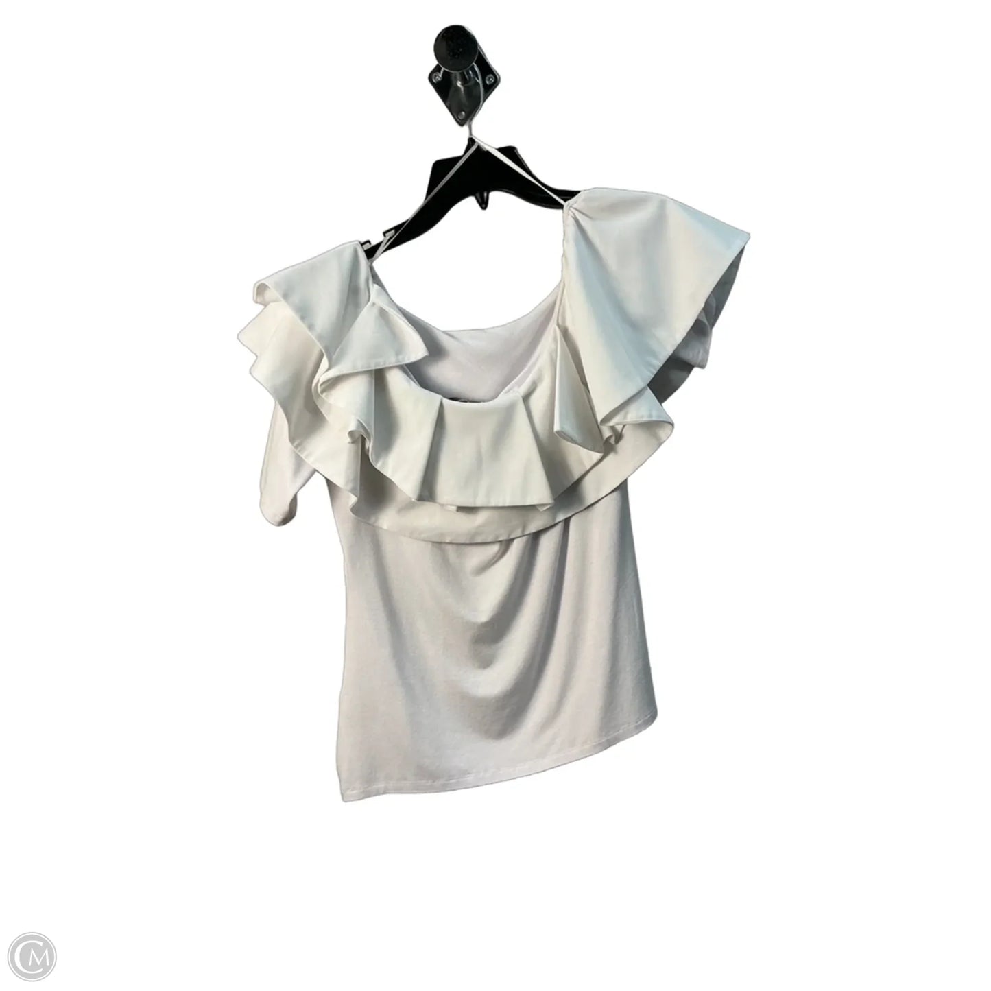 Top Short Sleeve By Vince Camuto In White, Size: M