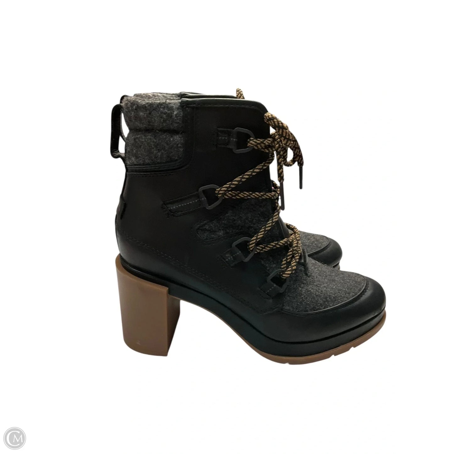 Boots Ankle Heels By Sorel In Grey, Size: 9