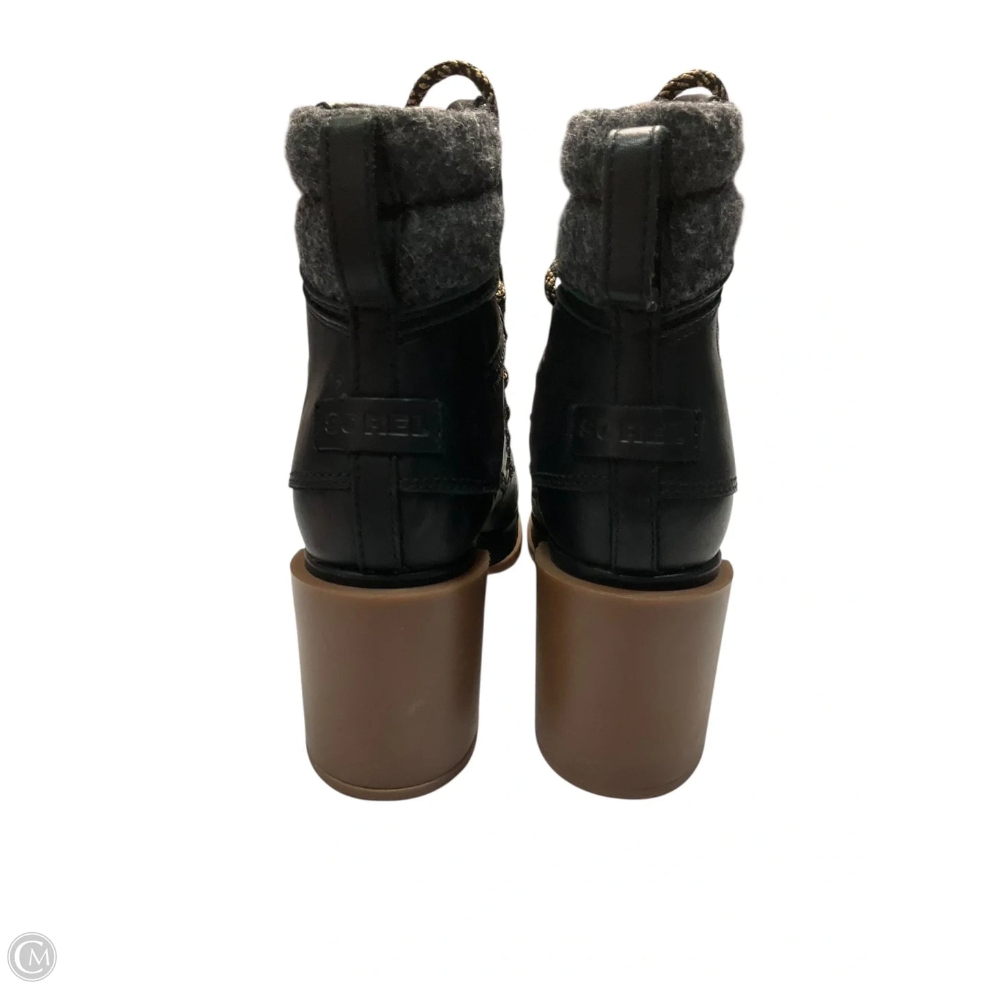 Boots Ankle Heels By Sorel In Grey, Size: 9