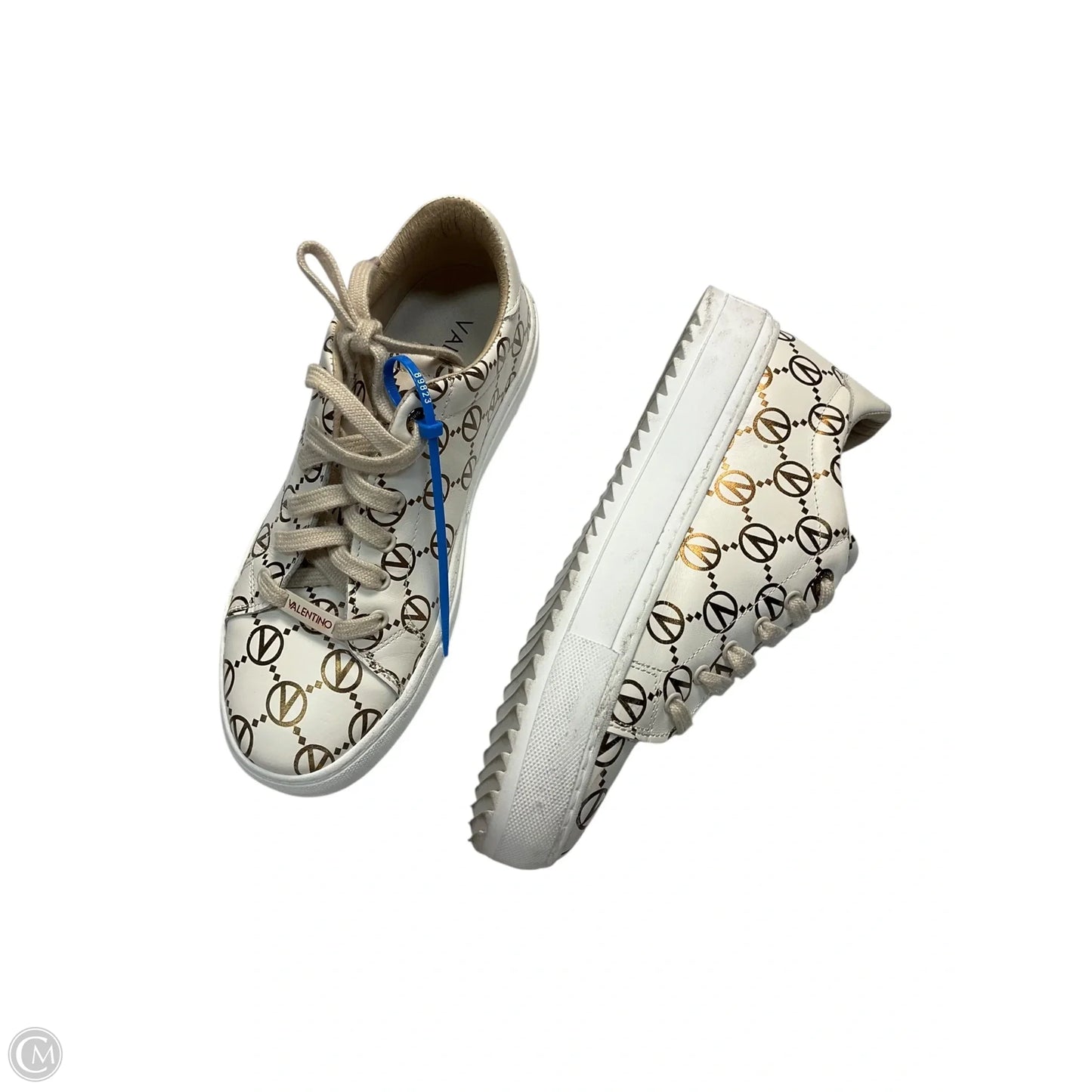 Shoes Designer By Valentino-mario In White, Size: 9