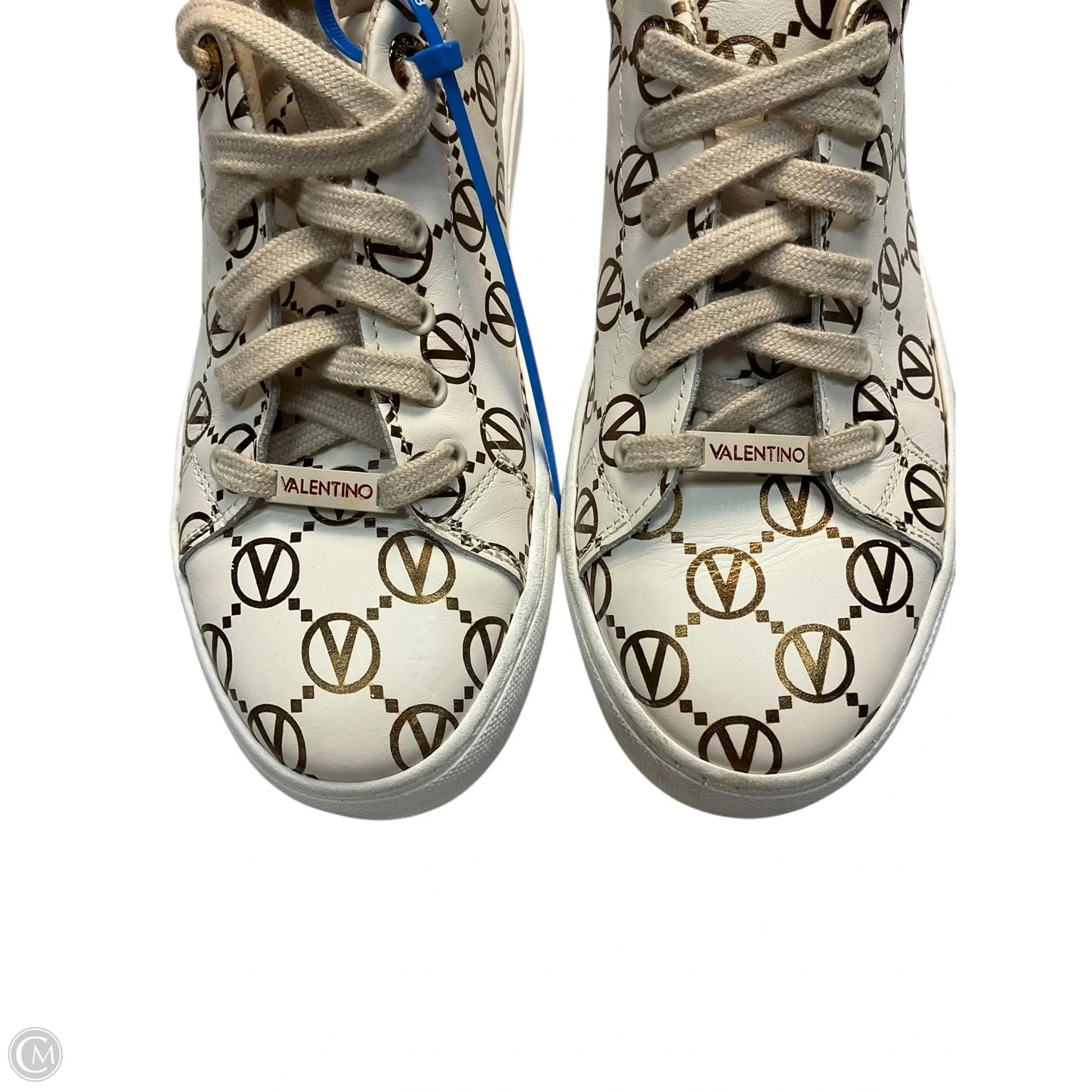 Shoes Designer By Valentino-mario In White, Size: 9