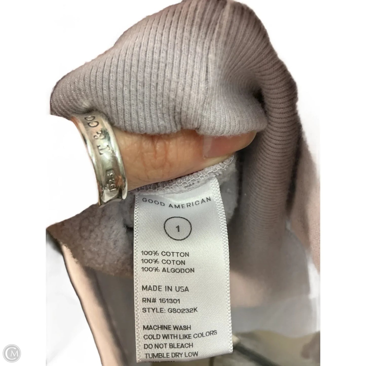 Sweatshirt Hoodie By Good American In Purple, Size: Xs