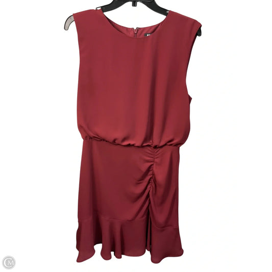 Dress Casual Short By Express In Maroon, Size: M