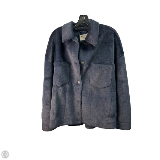 Jacket Shirt By We The Free In Blue, Size: M