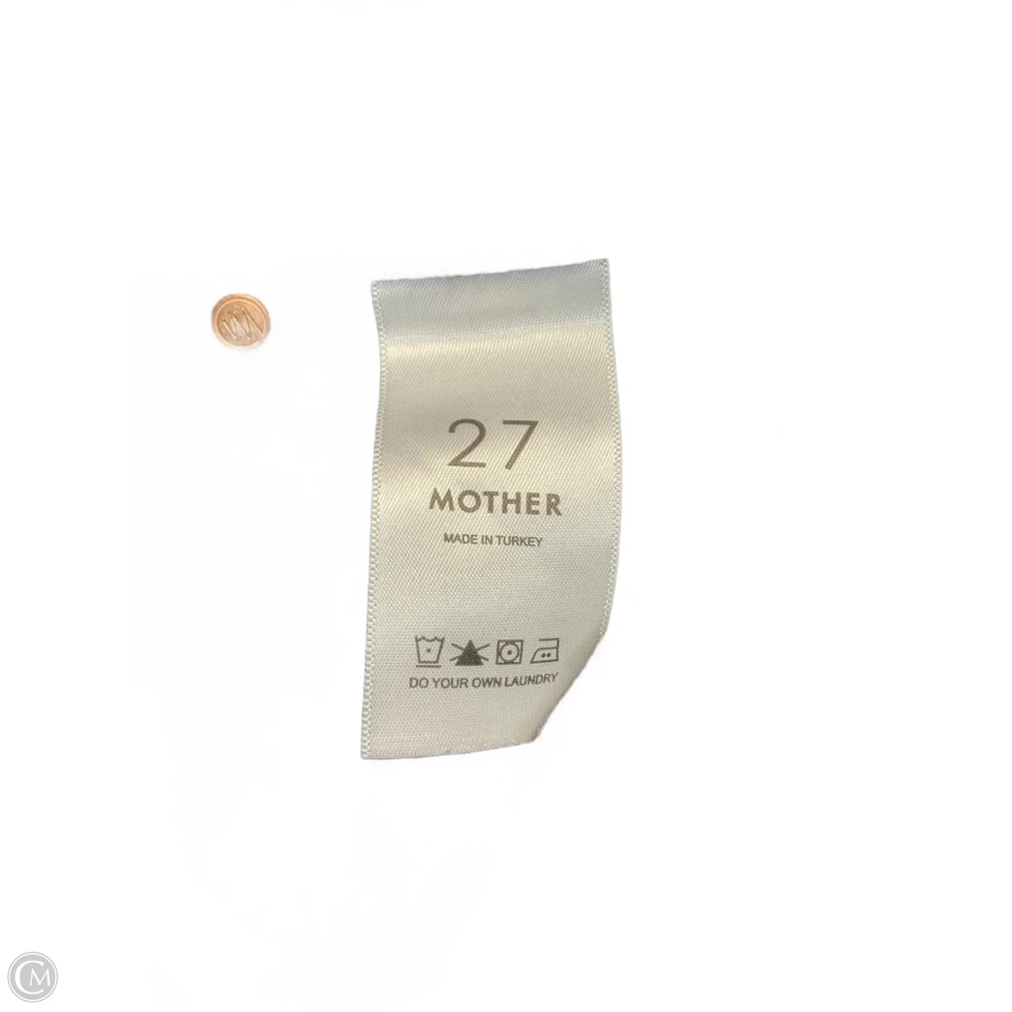 Jeans Cropped By Mother In Black, Size: 4