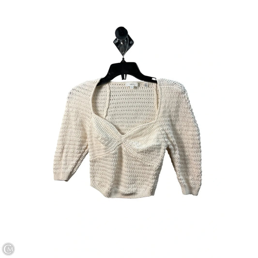 Top Short Sleeve By Alc In Cream, Size: Xs