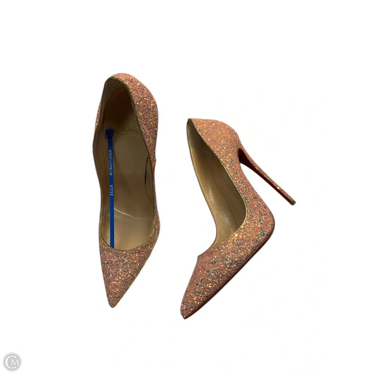 Shoes Luxury Designer By Christian Louboutin In Pink, Size: 10