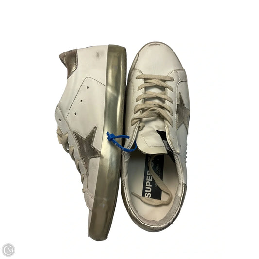 Shoes Luxury Designer By Golden Goose In White, Size: 10