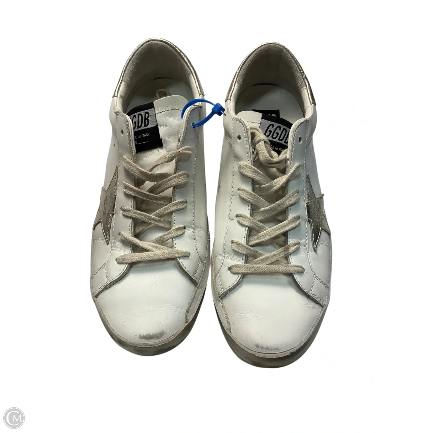 Shoes Luxury Designer By Golden Goose In White, Size: 10