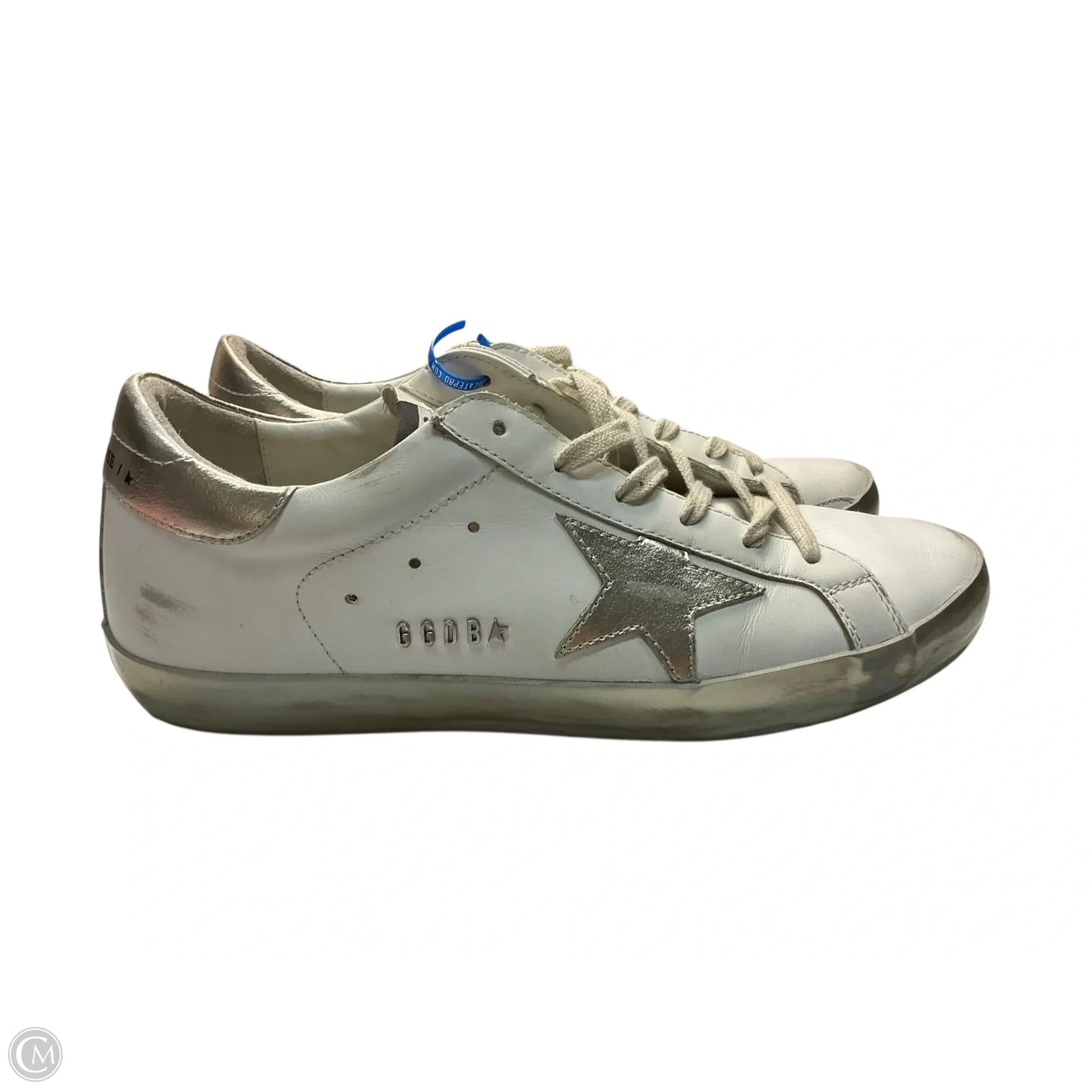 Shoes Luxury Designer By Golden Goose In White, Size: 10