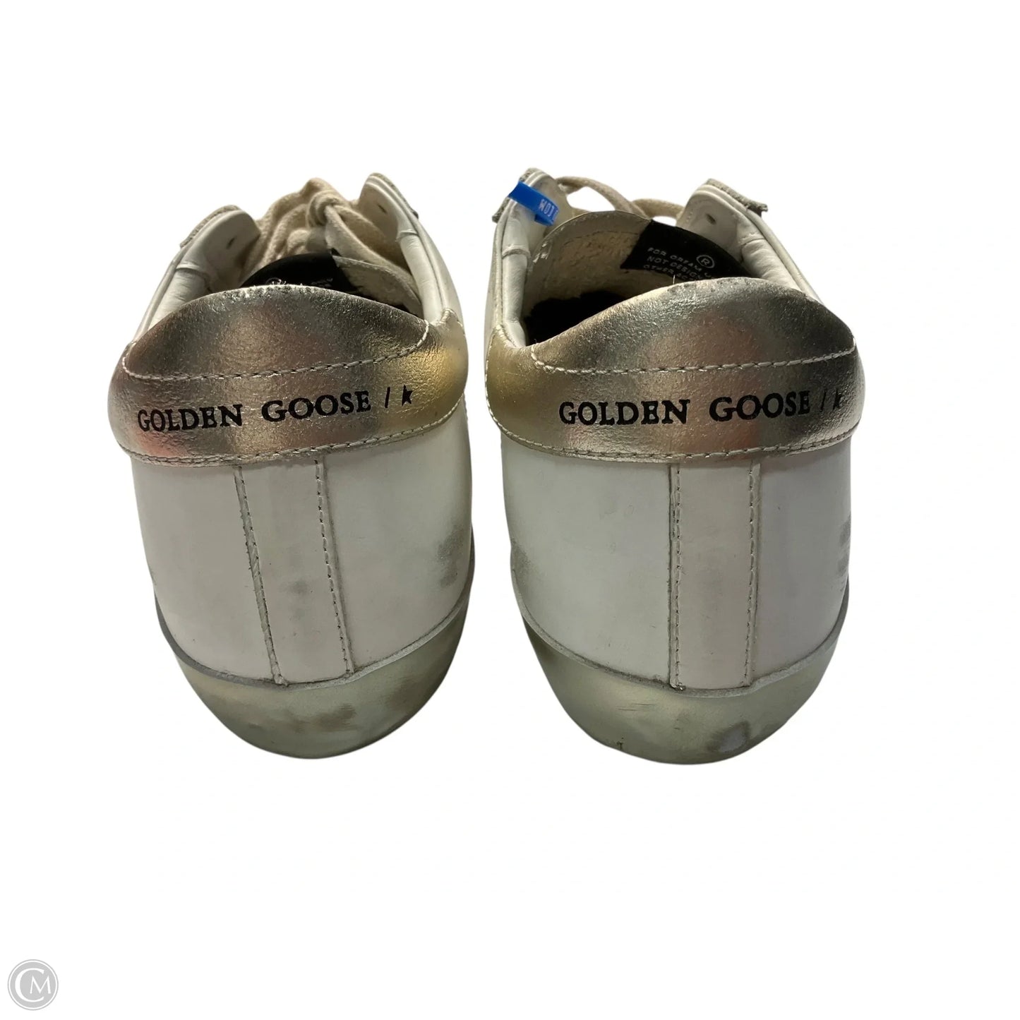 Shoes Luxury Designer By Golden Goose In White, Size: 10