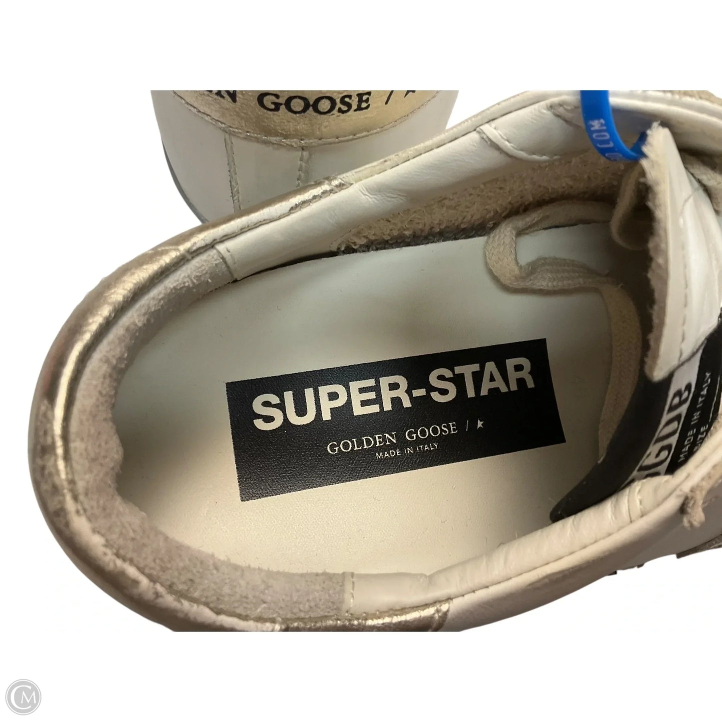 Shoes Luxury Designer By Golden Goose In White, Size: 10