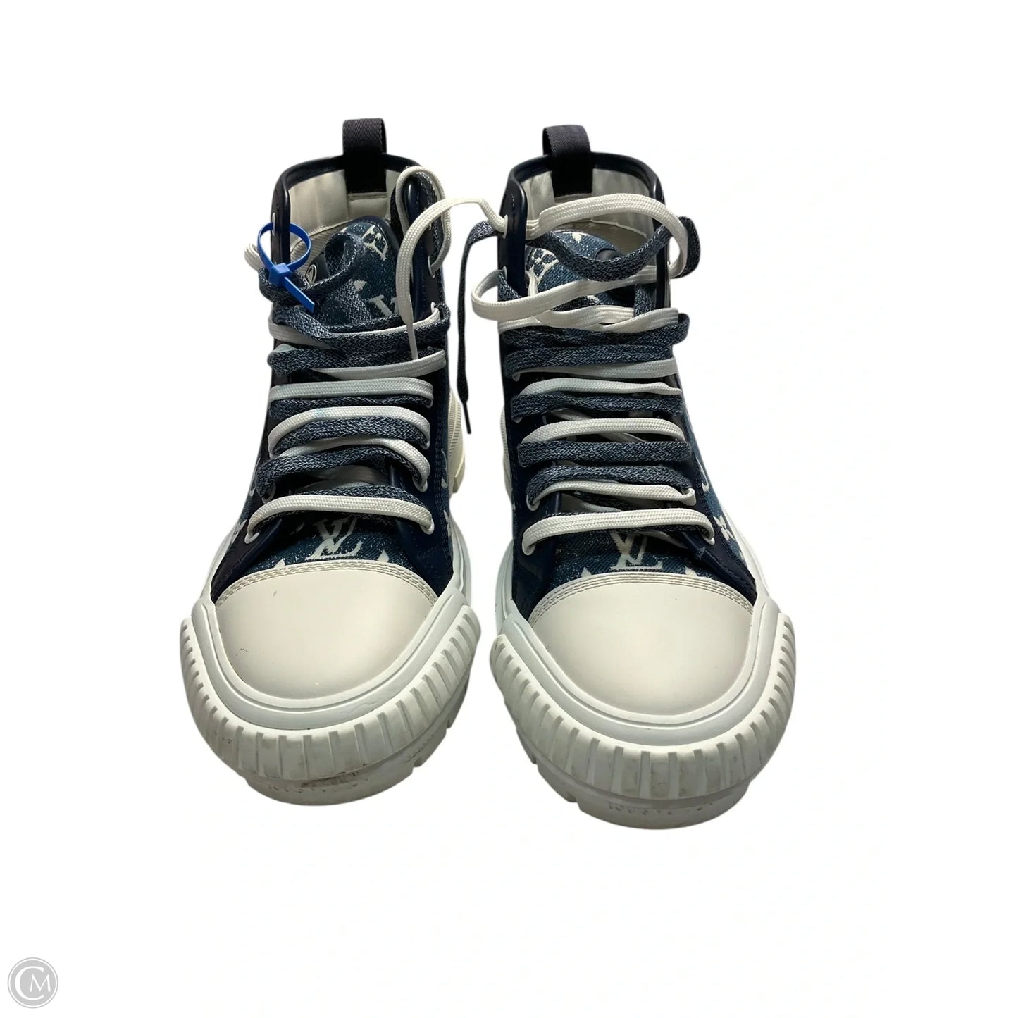 Shoes Luxury Designer By Louis Vuitton In Blue, Size: 11