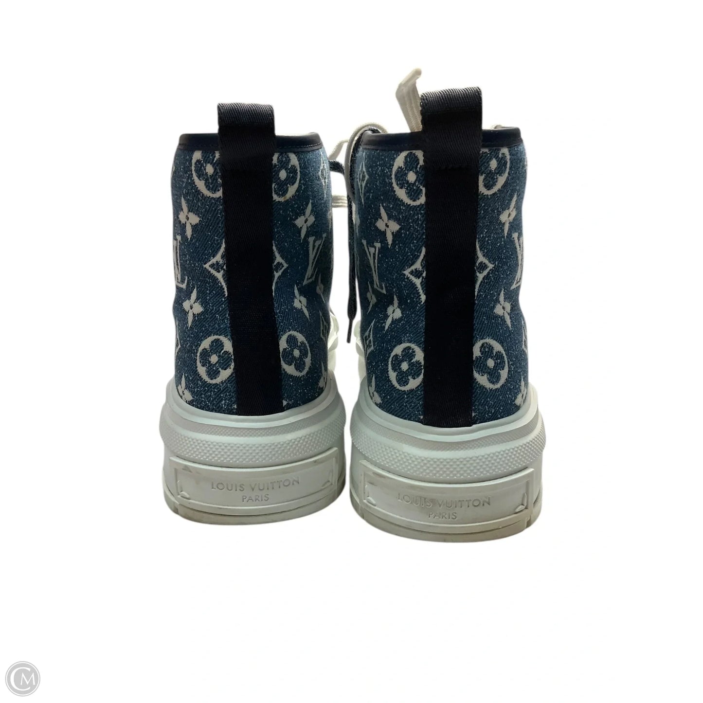 Shoes Luxury Designer By Louis Vuitton In Blue, Size: 11