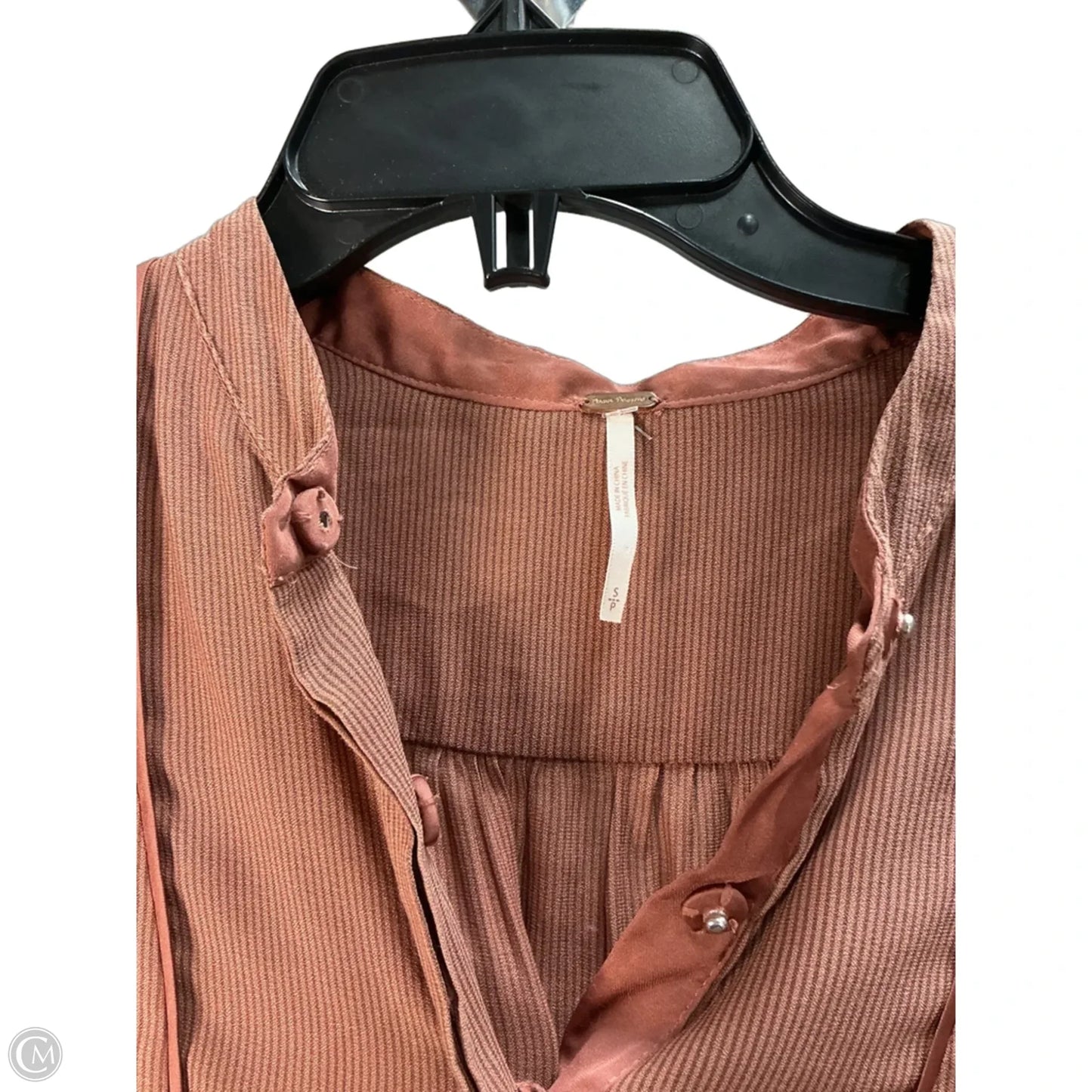 Top Long Sleeve By Free People In Mauve, Size: S