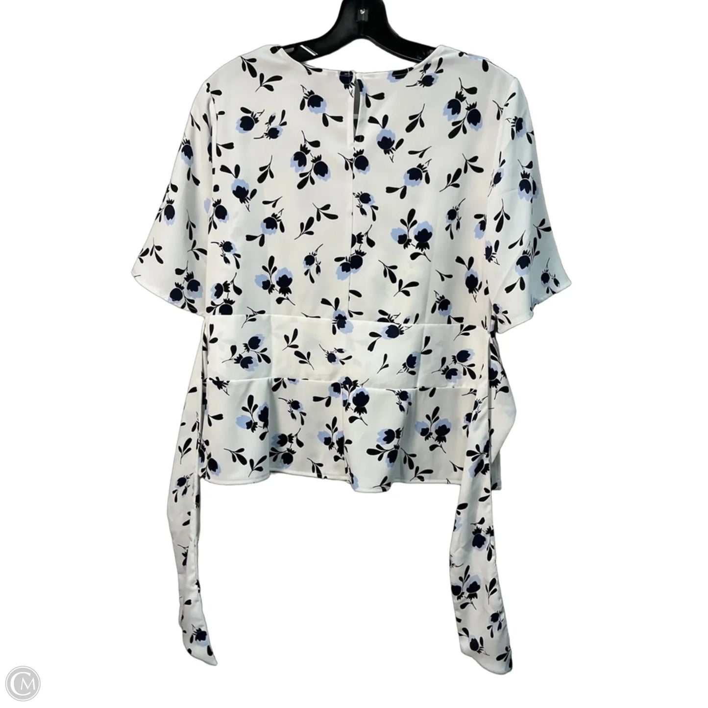 Top Short Sleeve By Ann Taylor In White, Size: S
