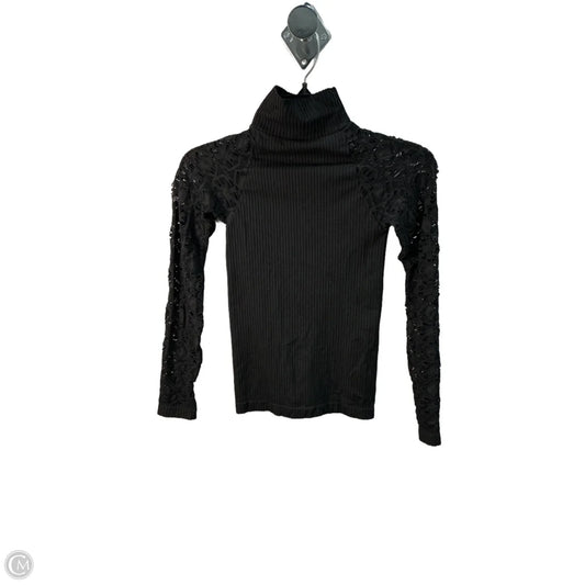 Top Long Sleeve By Free People In Black, Size: Xs