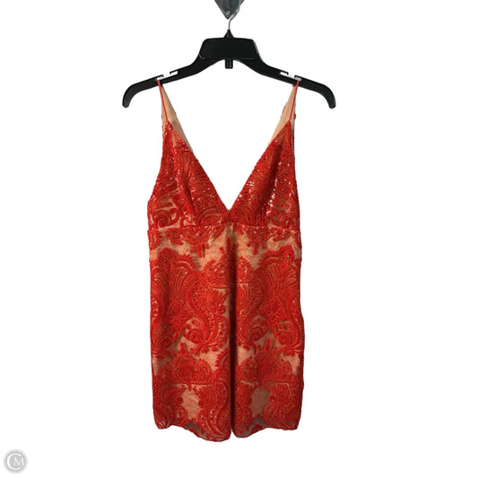 Dress Casual Short By Free People In Red, Size: Xs