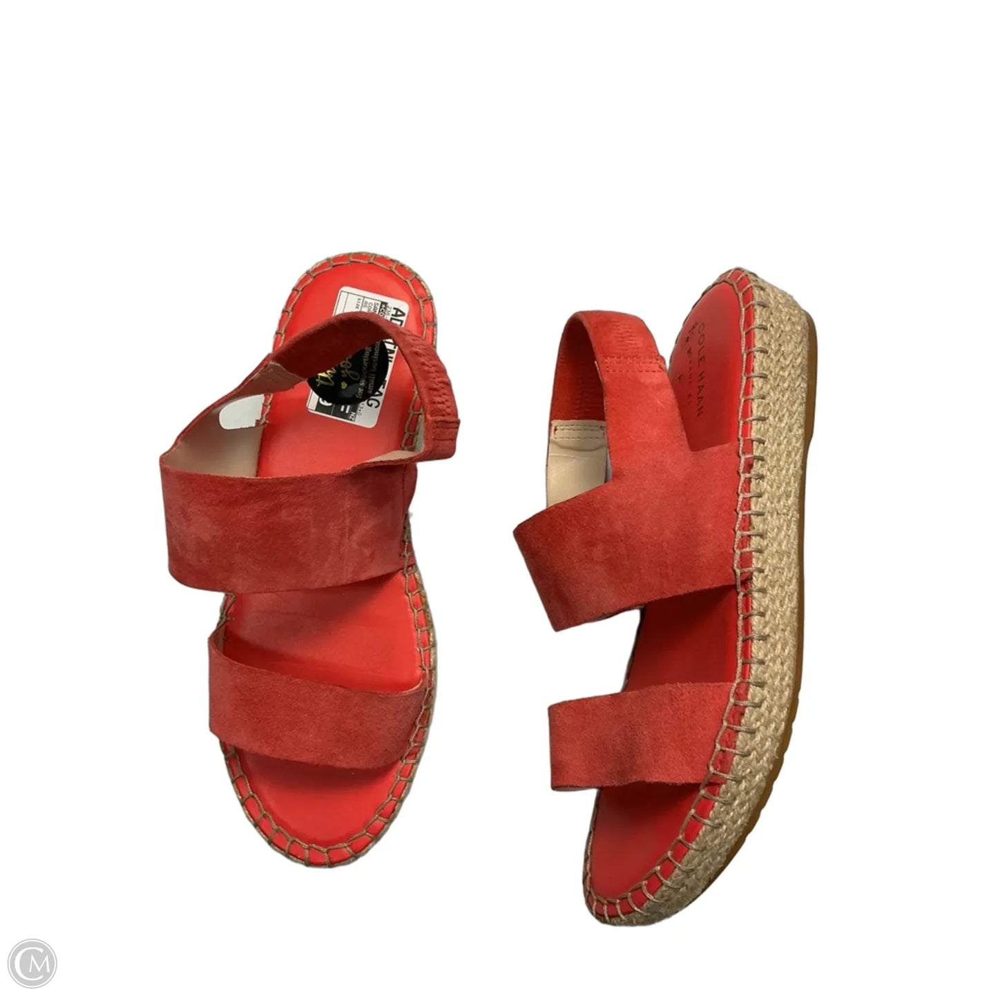 Sandals Flats By Cole-haan In Coral, Size: 7