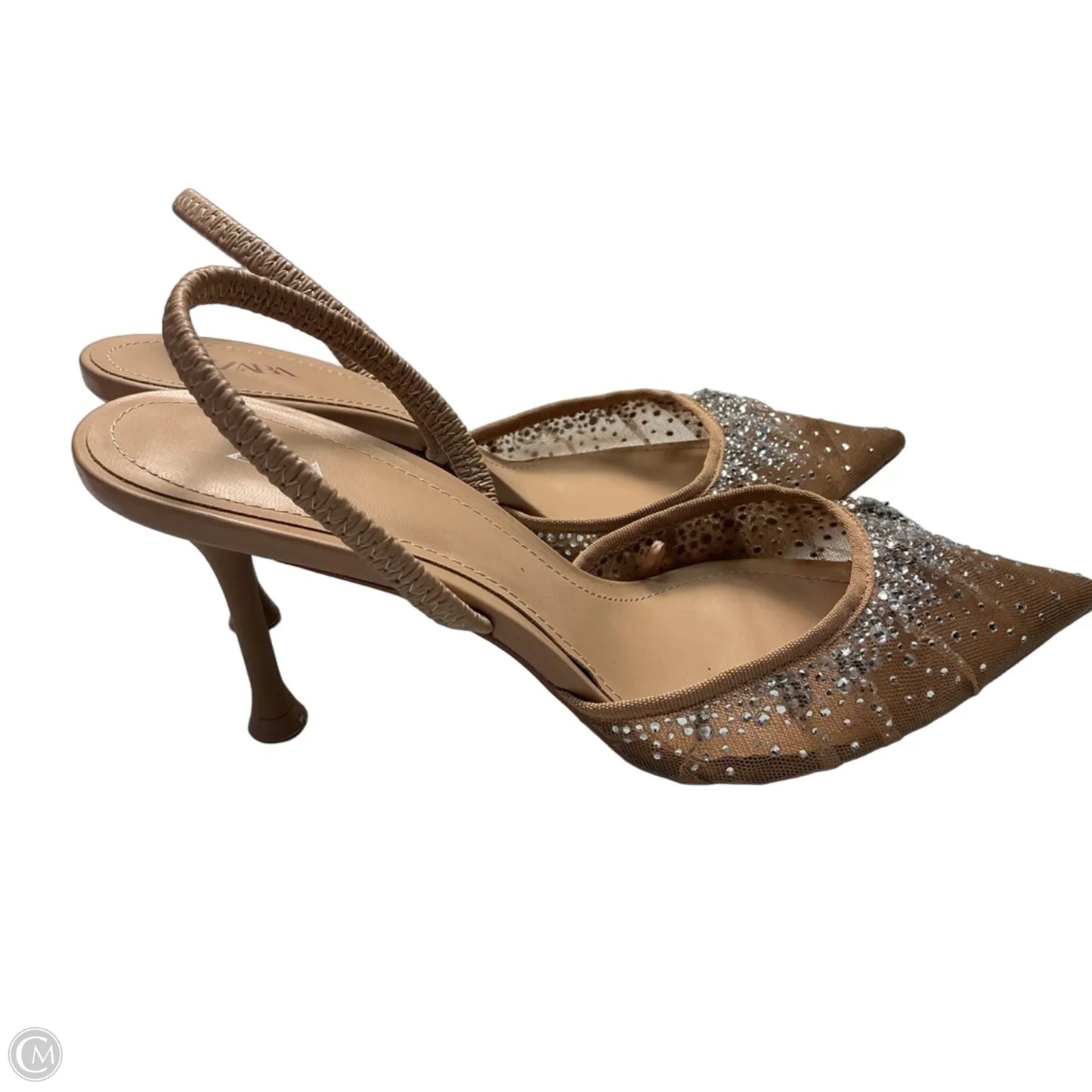 Shoes Heels Stiletto By Zara In Tan, Size: 8.5
