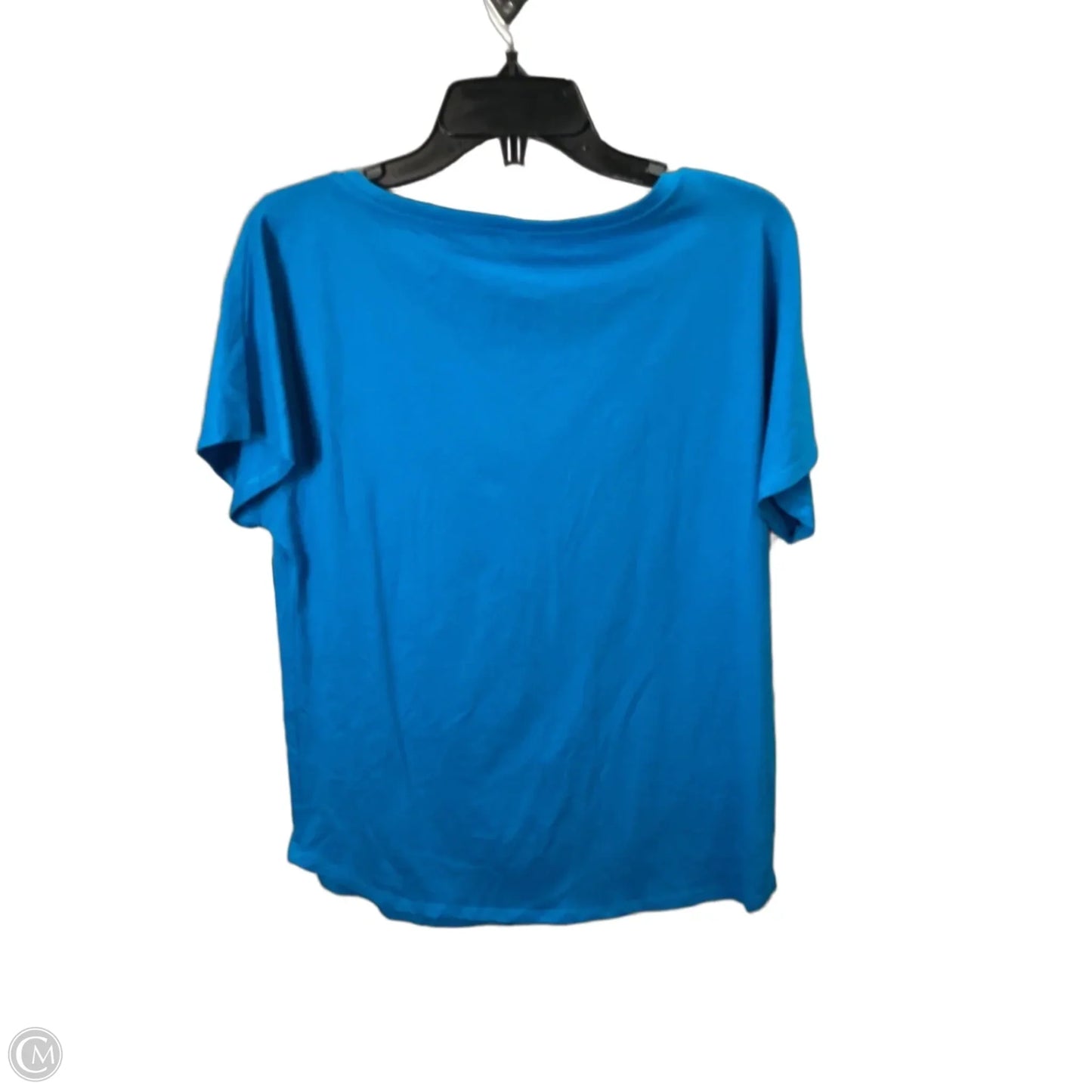 Top Short Sleeve Basic By Clothes Mentor In Blue, Size: L