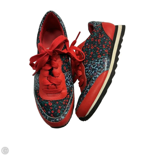 Shoes Designer By Coach In Floral Print, Size: 6.5