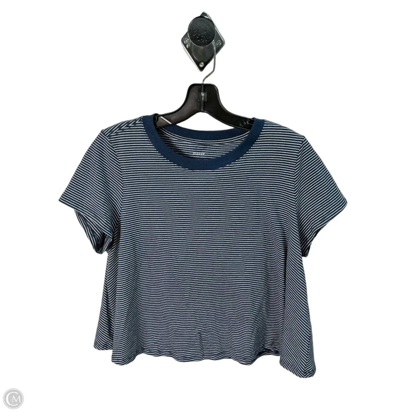 Top Short Sleeve By Maeve In Navy, Size: M